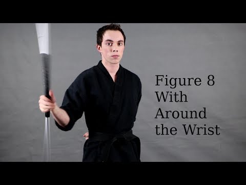 How to do a Figure 8 with Around the Wrist Trick with a Bo Staff