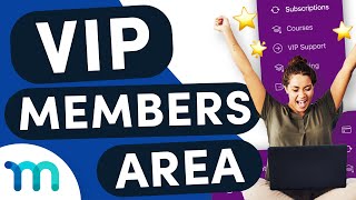 How to Create a VIP Member's Area w/ the MemberPress Account Nav Tabs Addon