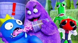 BLUE se transforme en milshake GRIMACE ?! [Rainbow Friends 2]