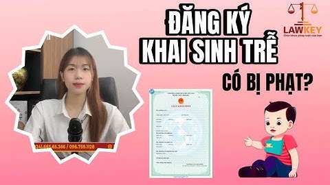 Làm khai sinh trễ bị phạt bao nhiêu tiền