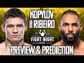 UFC 291: Roman Kopylov vs. Claudio Ribeiro Preview &amp; Prediction