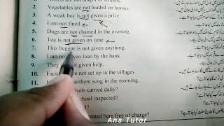 English To Urdu Sentences English Learning 9Th Class English Grammar Ans Tutor