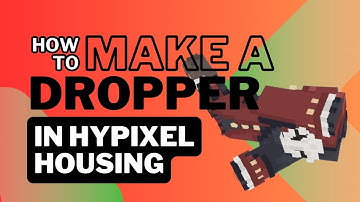 How to make a AFK dropper in hypixel housing #hypixel