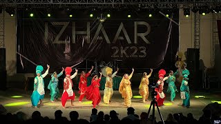 Bhangra | Izhaar 2k23 | Thapar University | 1st Year | 4k 60 FPS