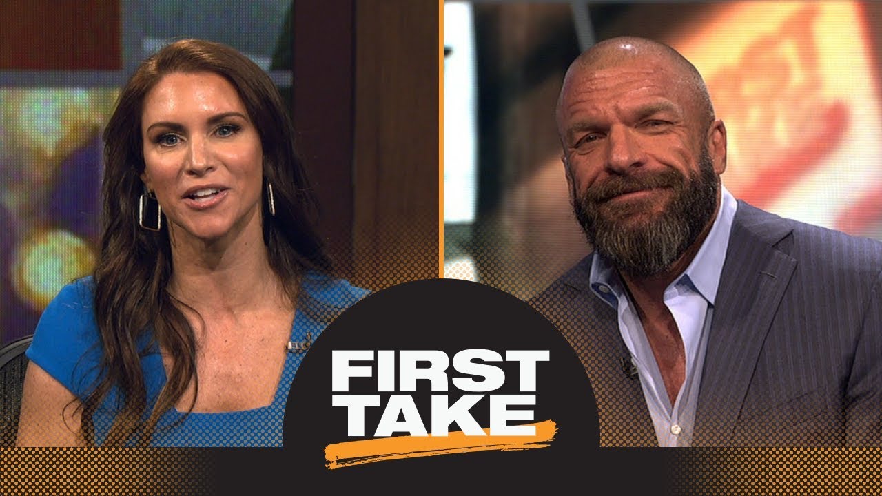 Stephanie McMahon and Triple H discuss history and growth of WWE WrestleMania | First Take | ESPN