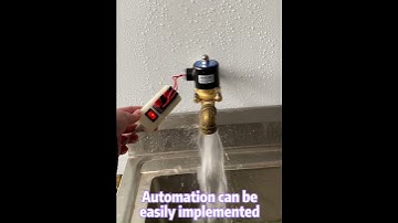 The solenoid valve control pipeline is easy and convenient to use water