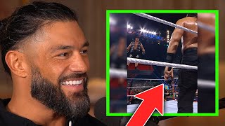 Roman Reigns Breaks Down VIRAL Mic Catch At SummerSlam (Vs Brock Lesner)