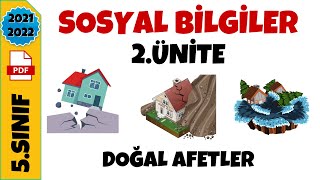 5 Sinif Sosyal Bi̇lgi̇ler 3 Üni̇te Doğal Afetler