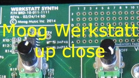 Moogfest Special - Meet The Moog WerkStatt