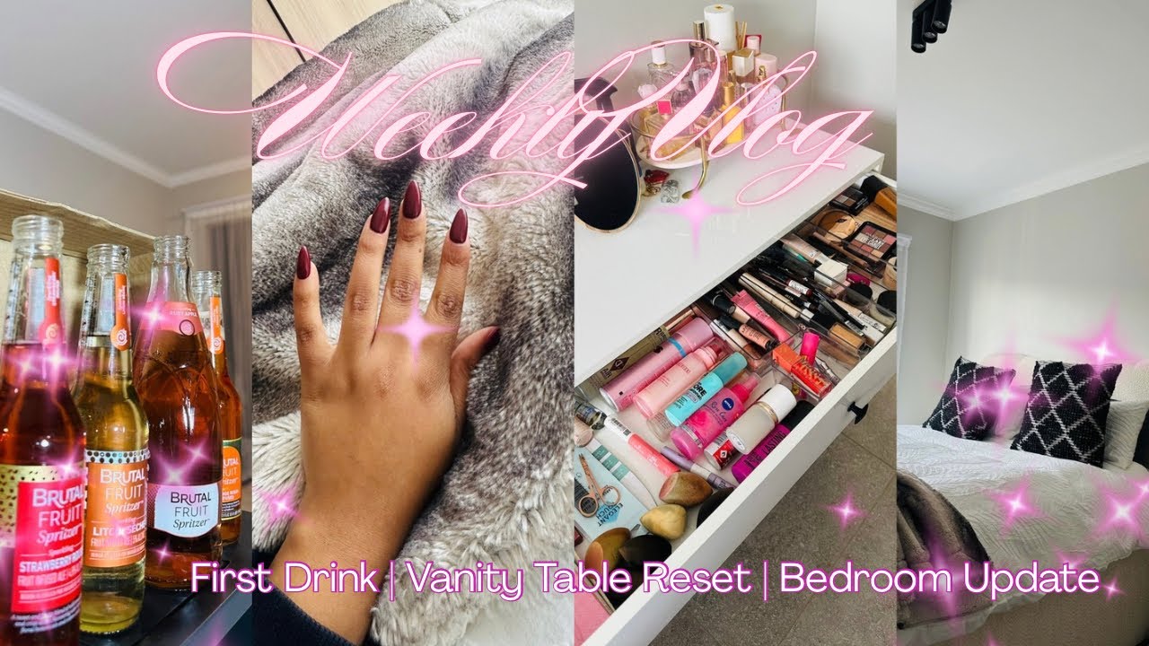 VLOG: My First Drink Post-Op | Winter Nail Colour | Pack Up My Vanity Table and Bedroom Reser