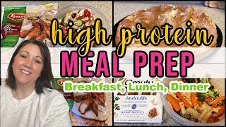**NEW** High Protein Meal Prep  🥗 | Apple Pie Pancake Bake, Greek Pasta | WW/Calorie Deficit