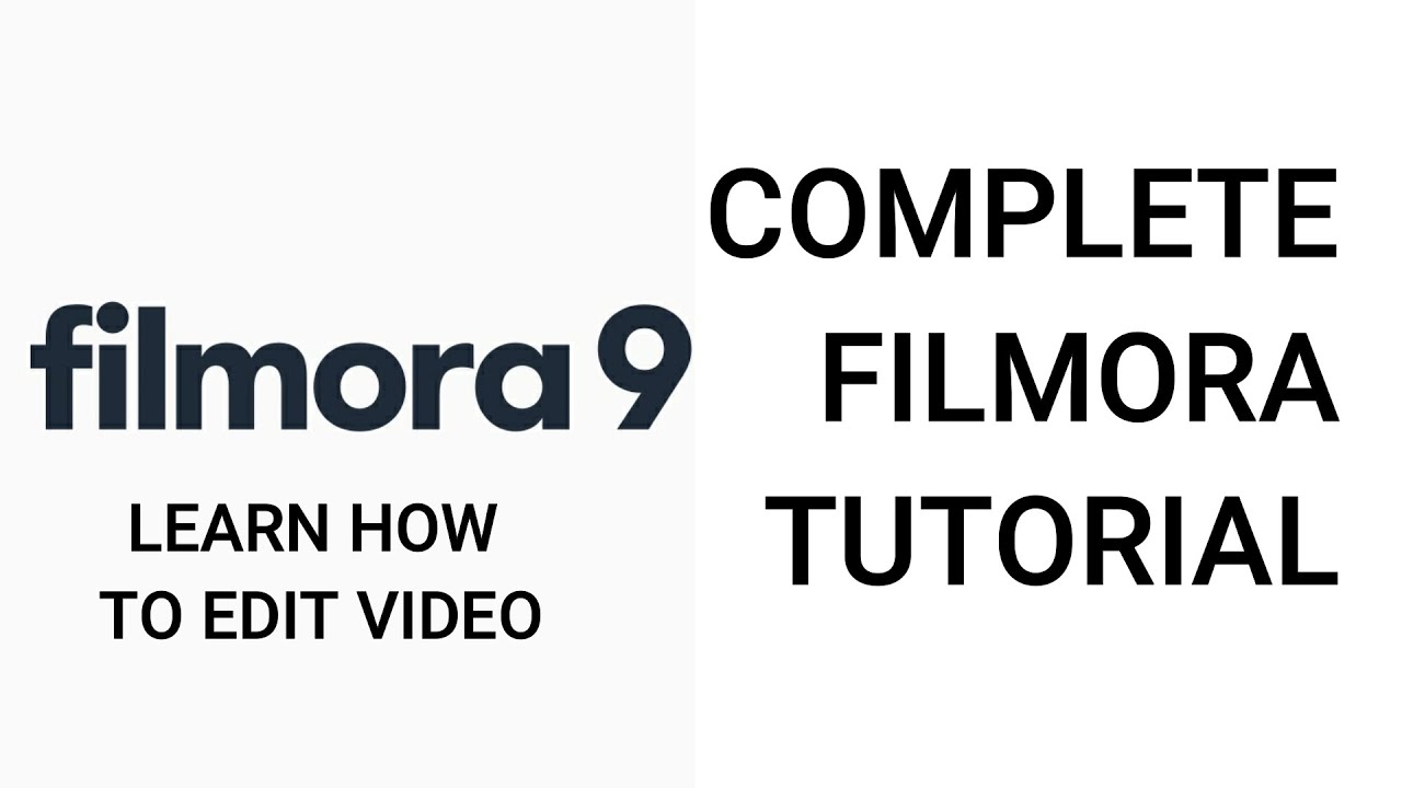 Filmora video editing tutorial for beginners | full course | ENGLISH ...