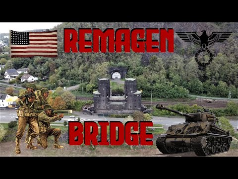 US Army Win the Battle of Remagen | Blown Up by the Retreating Germans | Ludendorff Bridge in WW2