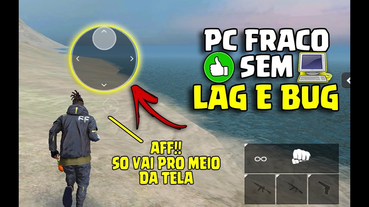 SAIU FREE FIRE DE PC!! PC FRACO SEM LAG + CONFIGURAÇÕES ...