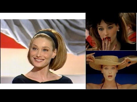 Video: Van Supermodel Tot Presidentsvrou: Argieffoto's Van Carla Bruni Uit Die 90's