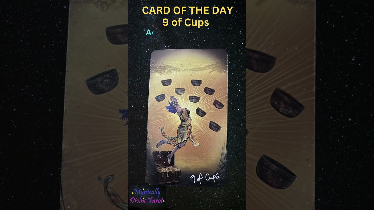 ❤️🔮9 of Cups - Card of the Day 🔮❤️