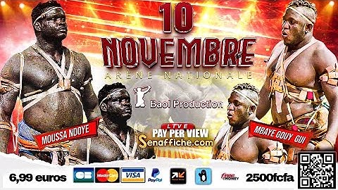 🛑Direct - Arène Nationale -  Combat Mbaye Gouye Gui vs Moussa Ndoye, Les 20 ans de Baol Production