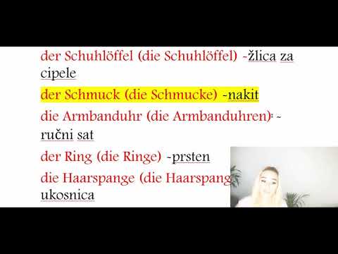 Lekcija 5 Dio 4 Odjeca na njemackom jeziku Njemacki jezik za pocetnike