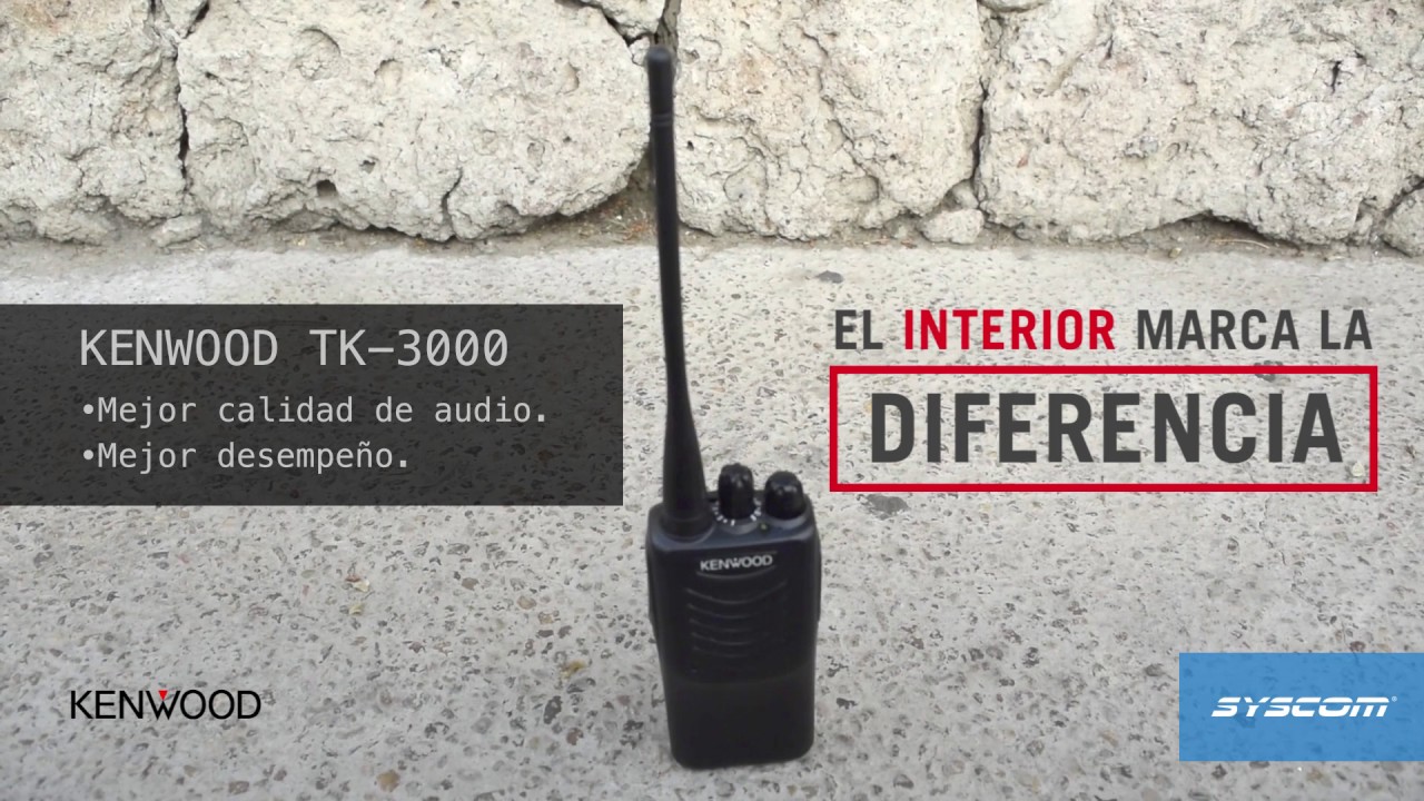 TK-3402K – Kenwood Radio Portátil Profesional UHF, 16 Canales, 4 Watts,  Negro