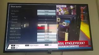 Vestel Televizyonda Enerji Tasarrufu Ayarları Tanıtımı 362H