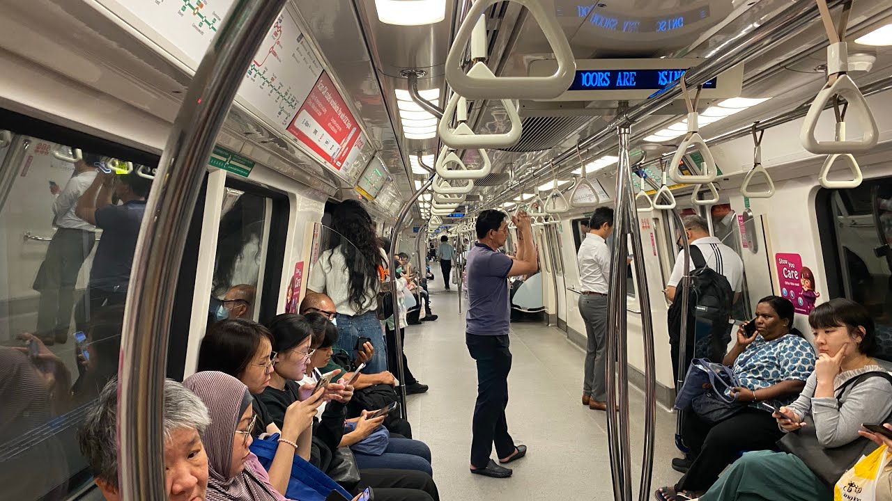 [1973 stock] Journey on SMRT North South Line KHI C151 from City Hall ...