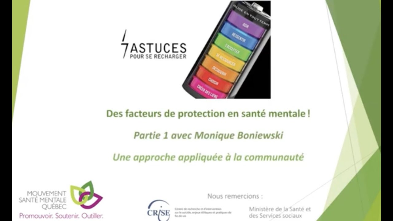 7 astuces pour se recharger, Partie 1: une approche appliquée à la ...