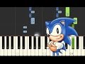 Sonic the hedgehog  game over sega  recorded by alexsteb piano tutorial  synthesia