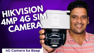 Hikvision 4MP 4G SIM Supported Outdoor Bullet Wifi Smart Color Camera | Best Cctv Camera for Outdoor