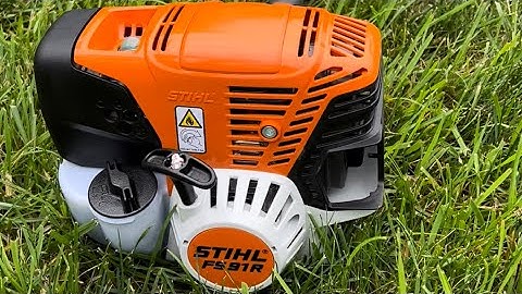 Brand New Stihl FS91R Trimmer Start Up and Walk Around