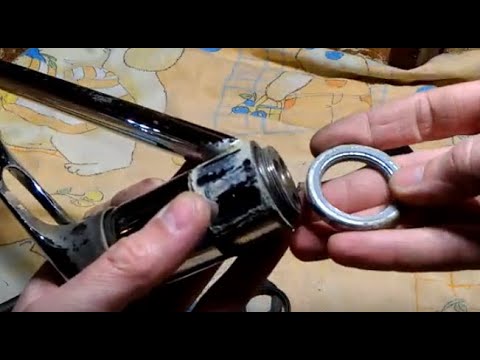 Как разобрать флажковый однорычажный смеситель
