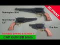 Remington 1858 Revolver [Cap Gun] 3D print Fully Functional and Shoot BB 6 mm