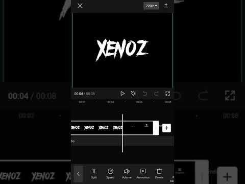 Text like Xenoz in capcut.