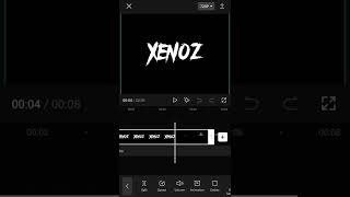 Text like Xenoz in capcut.