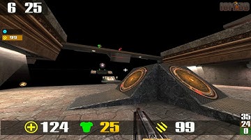 Quake 3 CPMA: FFA on q3dm17 with 120 ping? Ok.