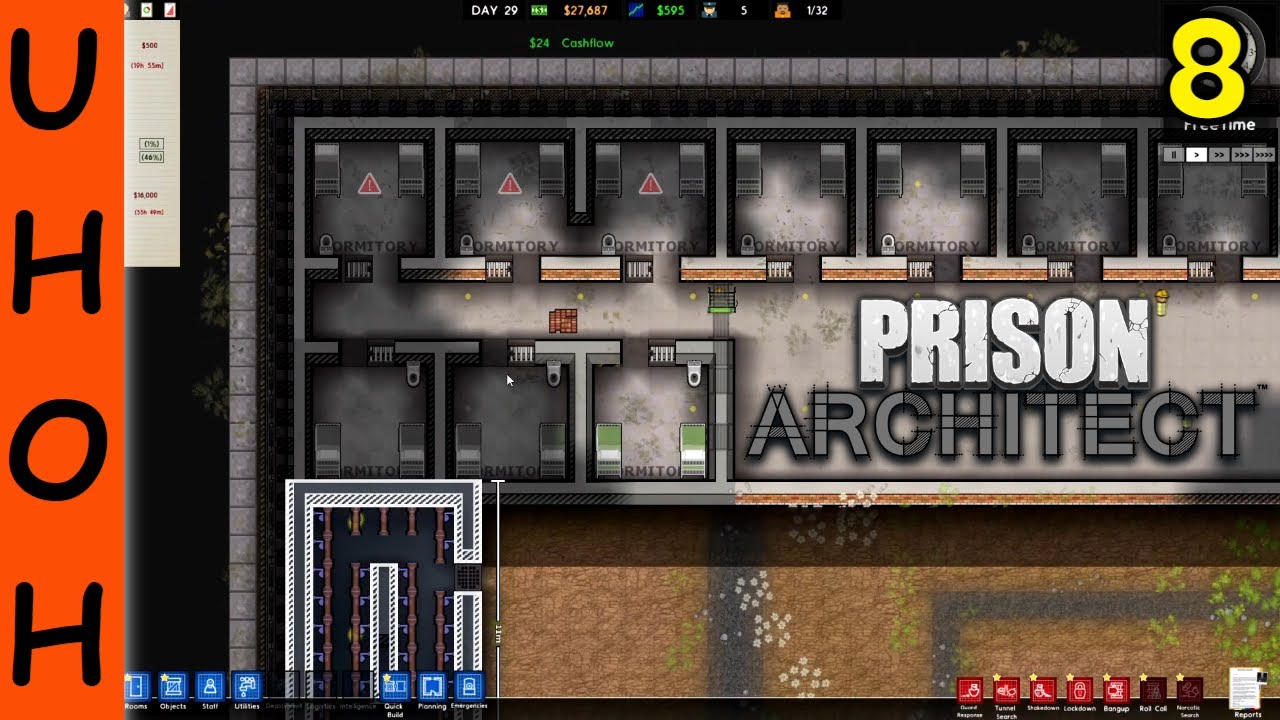 Why Cant I See Anything Prison Architect Part 8 YouTube