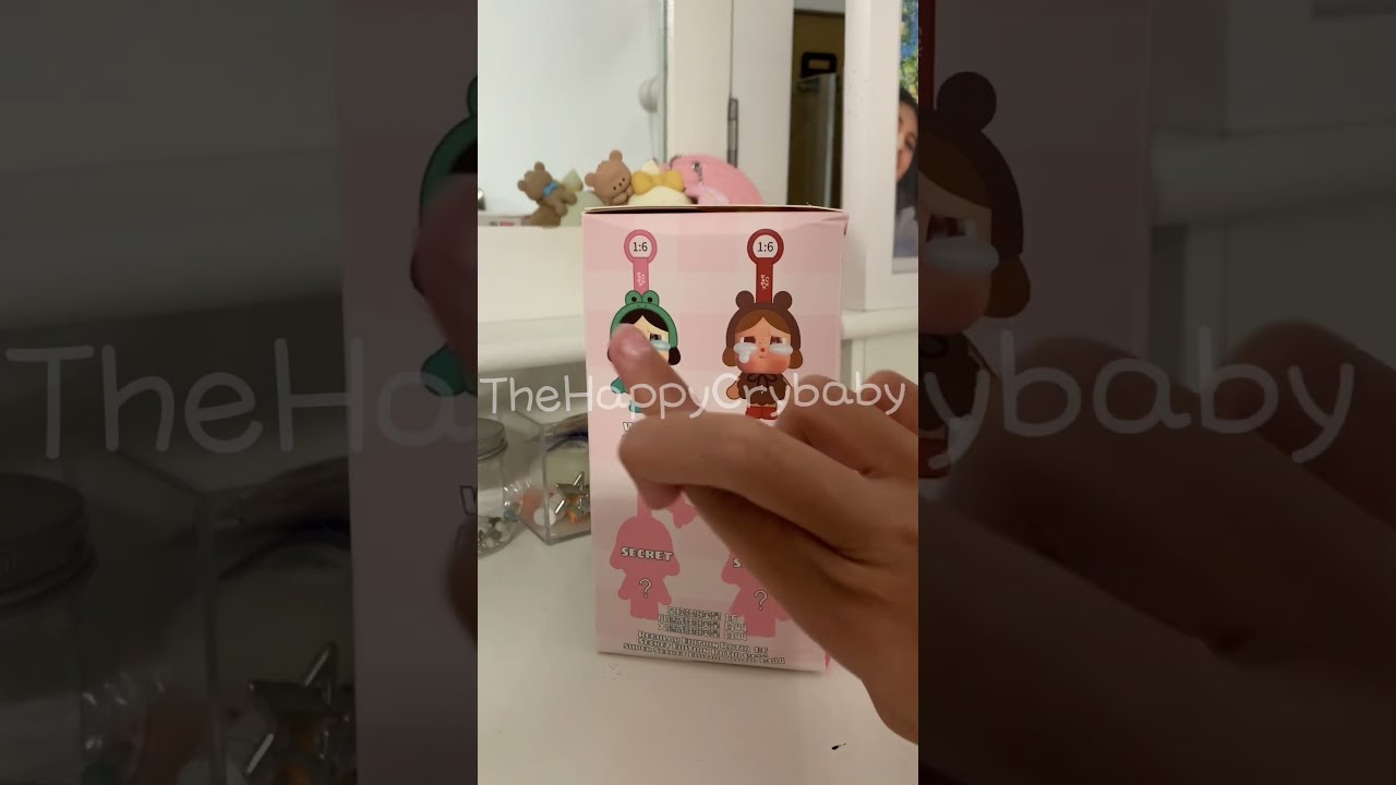 Crying Again Crybaby Vinyl Plush Unboxing Popmart POPMARTOFFICIAL