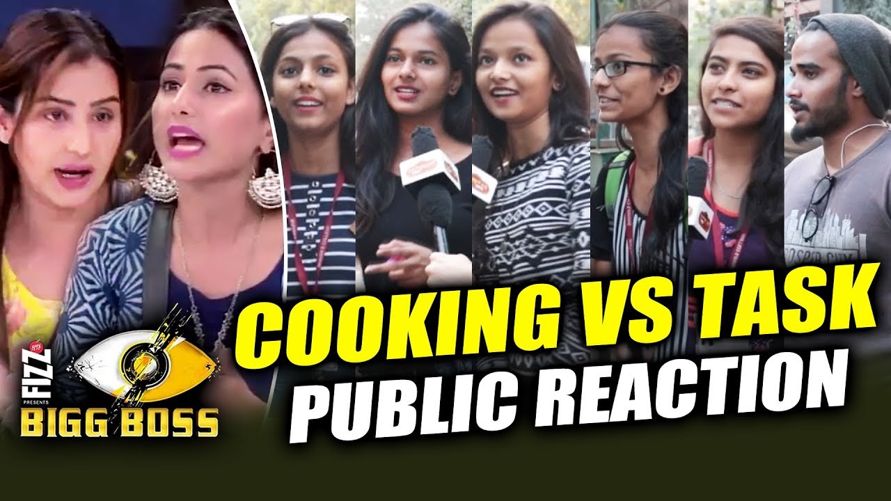 Cooking Vs Task | Who Is Right Shilpa Shinde Vs Hina Khan | PUBLIC