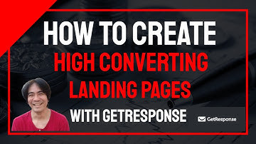 How To Create High Converting Landing Pages With GetResponse