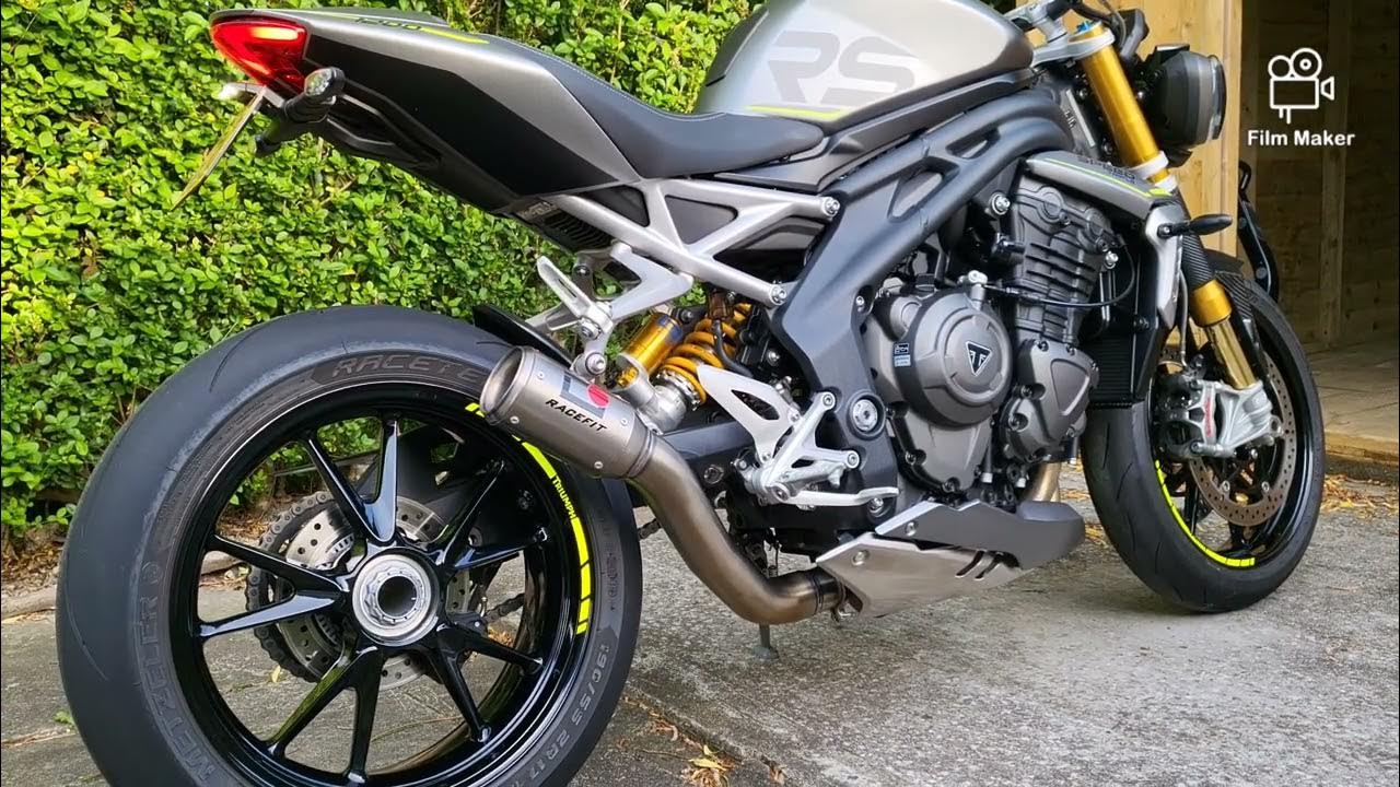 triumph speed triple 1200rs racefit exhaust YouTube