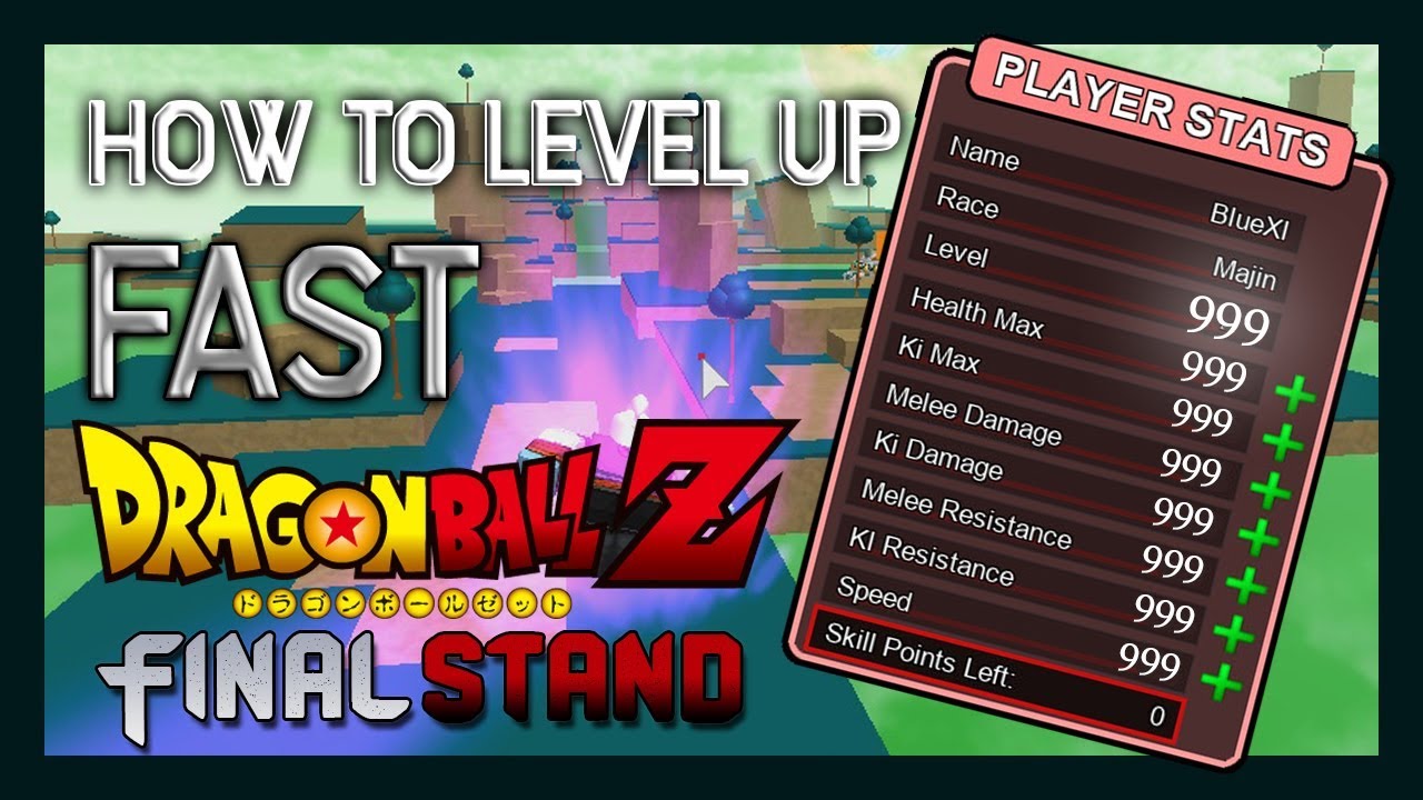 How To Level Up Faster Dragon Ball Z Final Stand Namek - dragon ball z final stand how to level up fast roblox gameplay