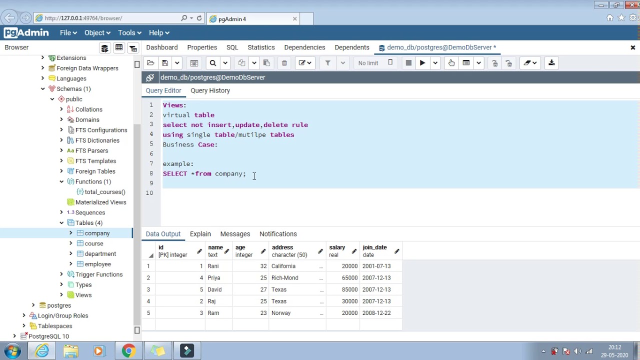 materialize sql