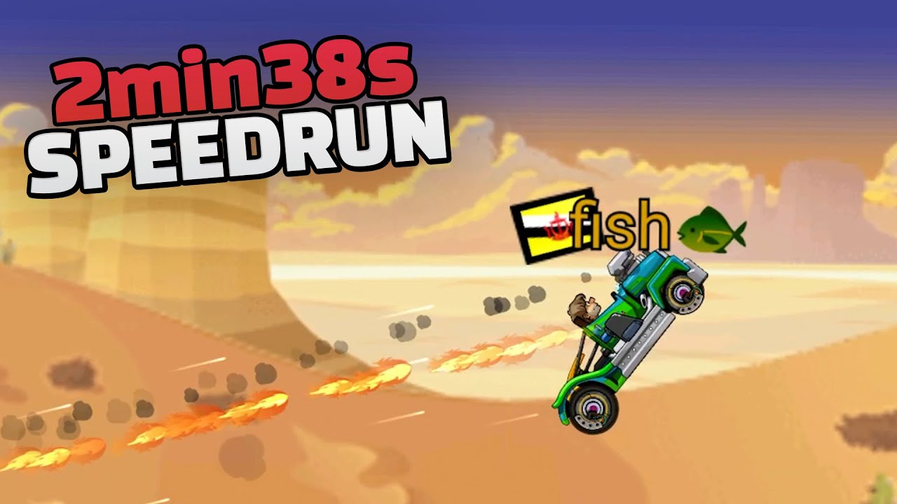 🔥FASTEST 10km SPEEDRUN EVER! Racing Truck speedrun in desert valley HCR2