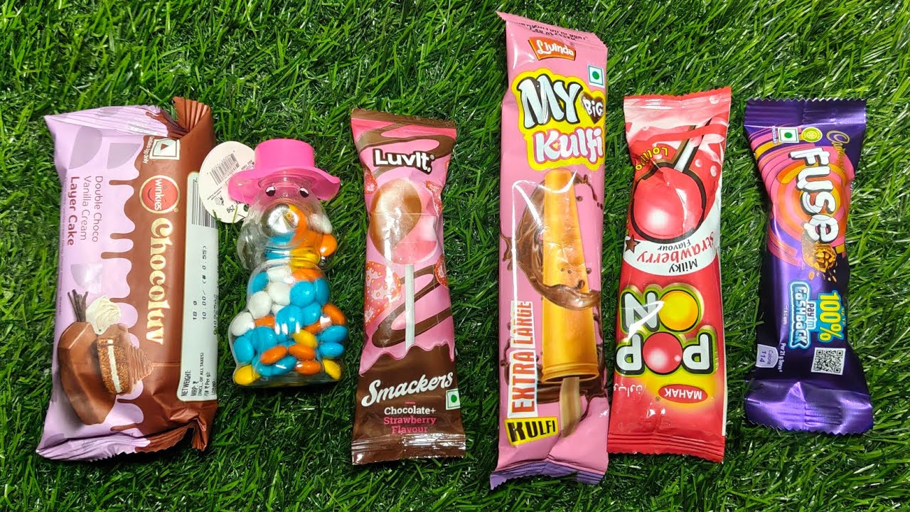 Sweets Candy ASMR Satisfying video ASMR Lollipops candy and chocolate Gummy candy Cutting video 