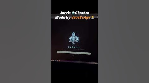 Jarvis chat bot made by JavaScript #javascript #jarvis #shorts #viral