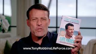 TONY ROBBINS LUNCH HIS NEWEST BOOK, "LIFE FORCE" 2021