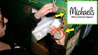 MICHAEL'S DUMPSTER WAS UNLOCKED! WE CAN'T BELIEVE WE FOUND THIS!
