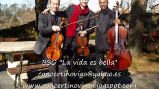 Música bodas Galicia - Piovani BSO "La vida es bella" - Cuarteto de cuerda