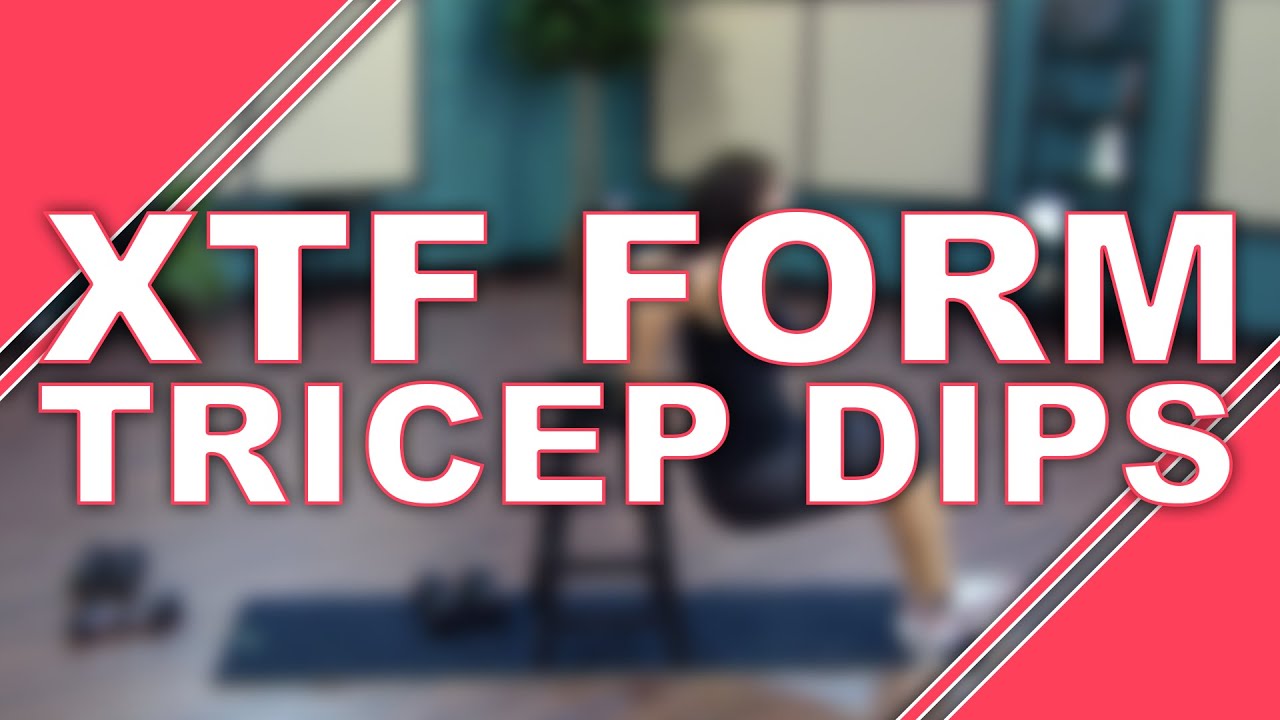 Tricep Dips - Form - Correctly Do a Tricep Exercise - YouTube