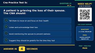 CNA Practice Test SC 2026: 70 NNAAP Questions for South Carolina