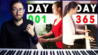 She Practiced the Piano for 400 HOURS! | Pianist Reacts